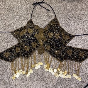 “Belly Dance” Chiffon Tie Top